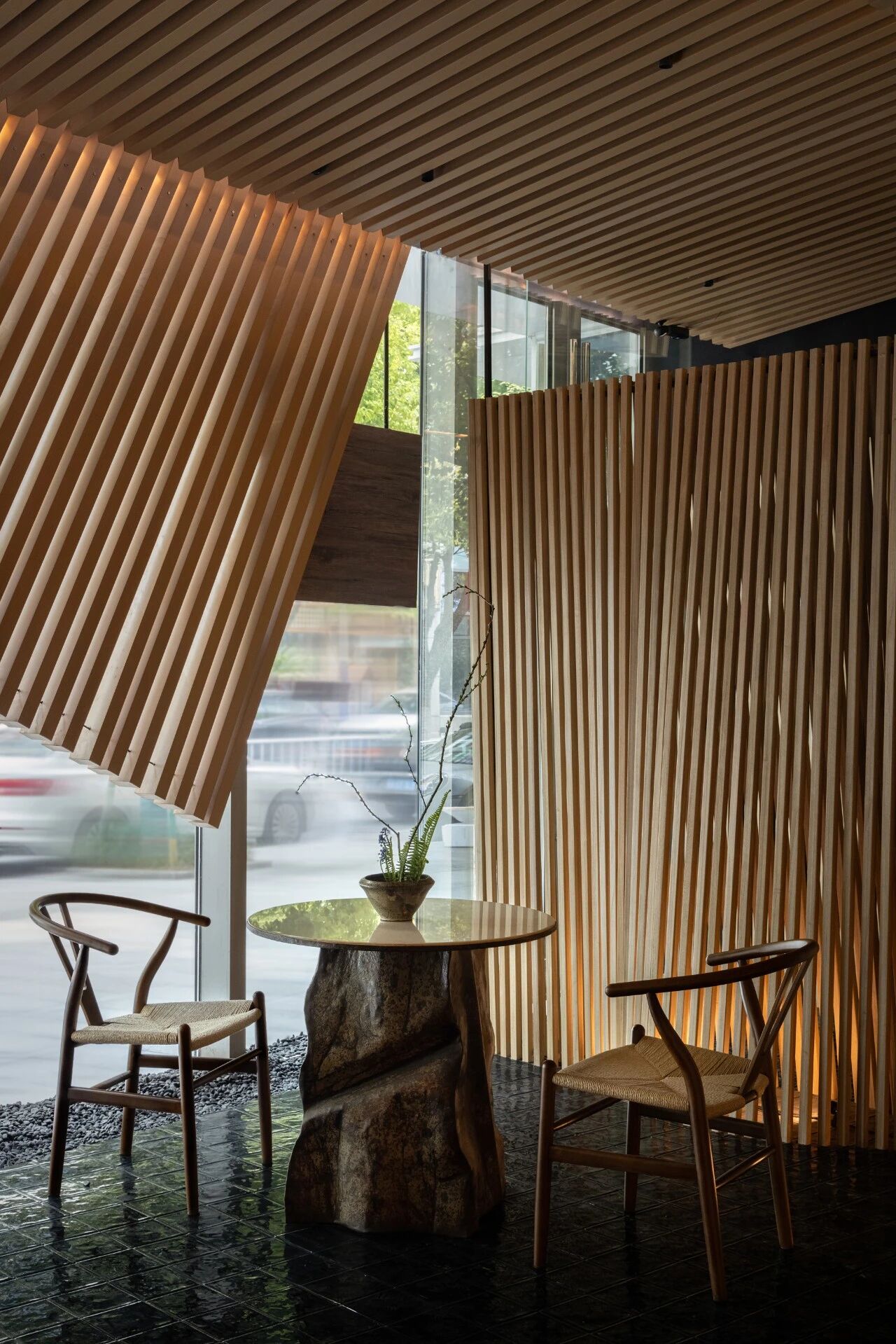 暂歇庭院&nbsp;Resting area&nbsp;©ACT STUDIO