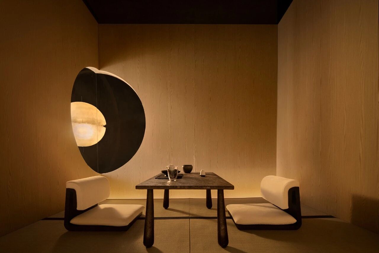 茶室包厢《庭前月下》&nbsp;Tea room booth&nbsp;©ACT STUDIO