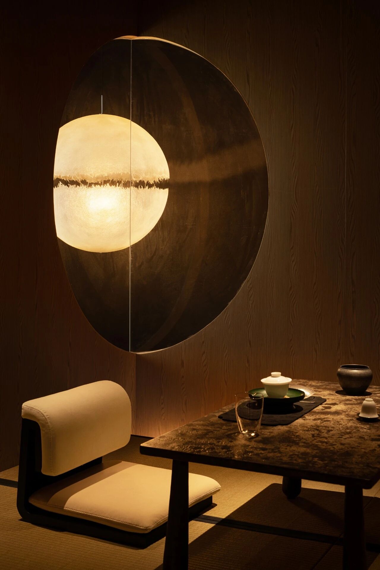 茶室包厢《庭前月下》&nbsp;Tea room booth&nbsp;©ACT STUDIO