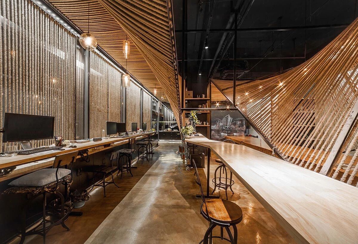 条形吧台式办公区,Co-working Space