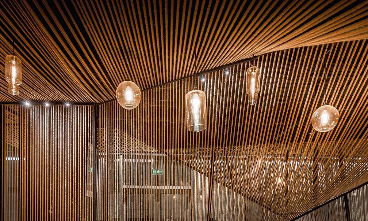 麻绳吊顶,Rope Screen